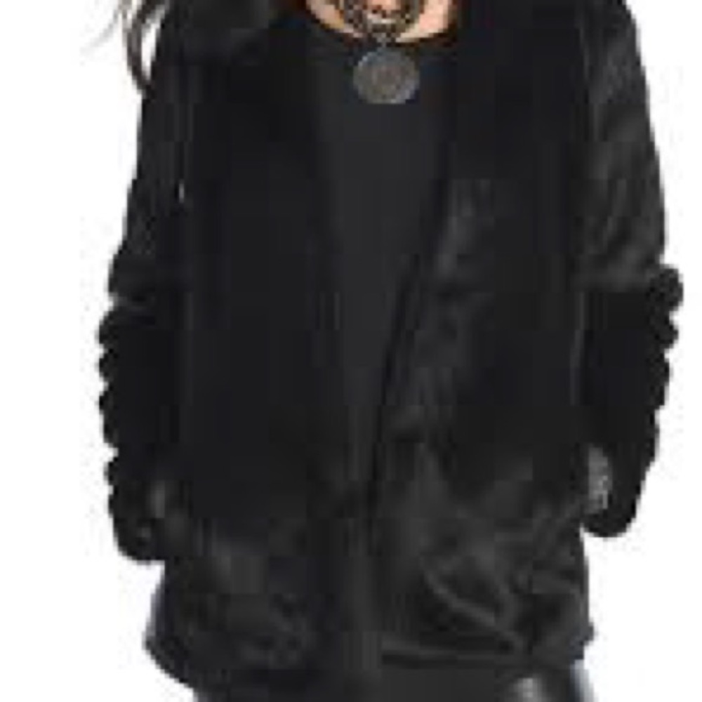COPY - Glamorous Super Soft Black Faux Fur Coat Jacket